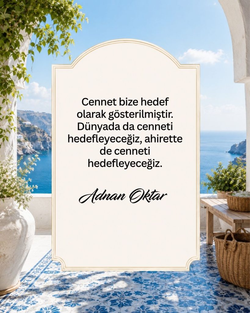 Cenneti Hedefleyeceğiz