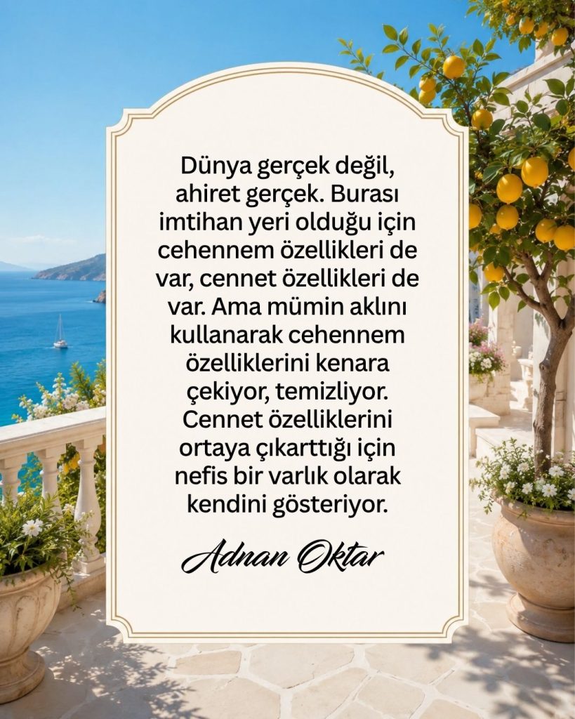 Dünya Gerçek Değil